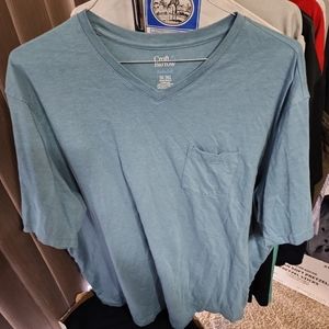 Men's short sleeved v-neck tee